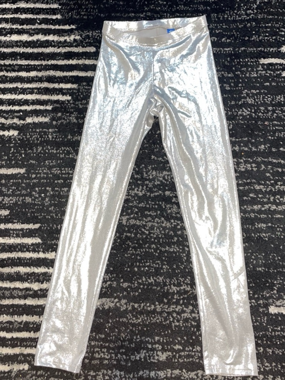 Old Navy Shimmery Silver Girls' Leggings